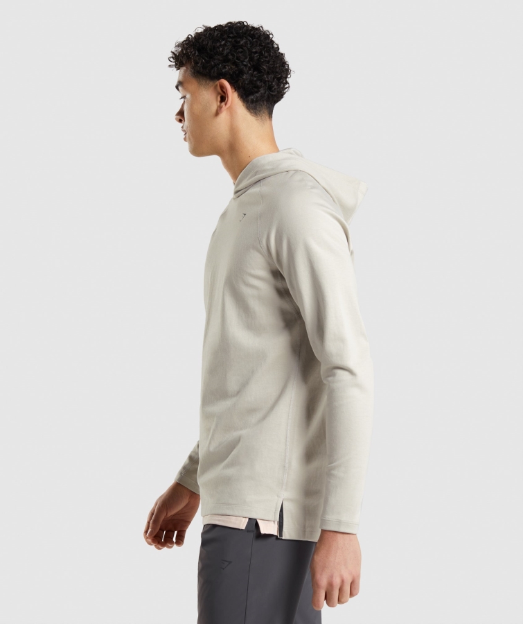 Gymshark Stüdyo Kapşonlu Gri