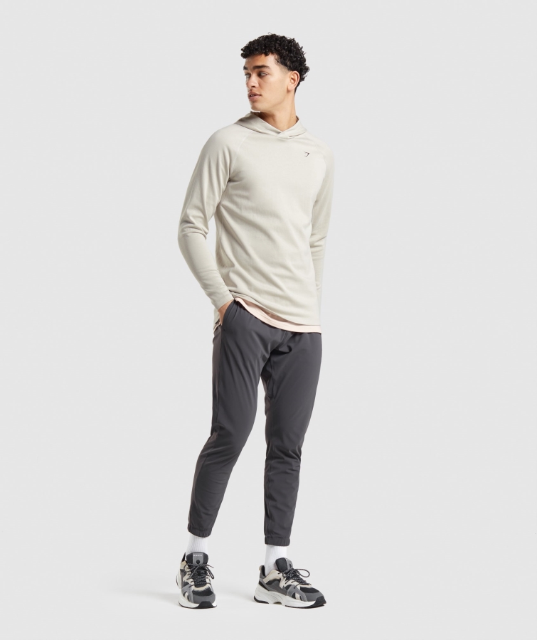 Gymshark Stüdyo Kapşonlu Gri