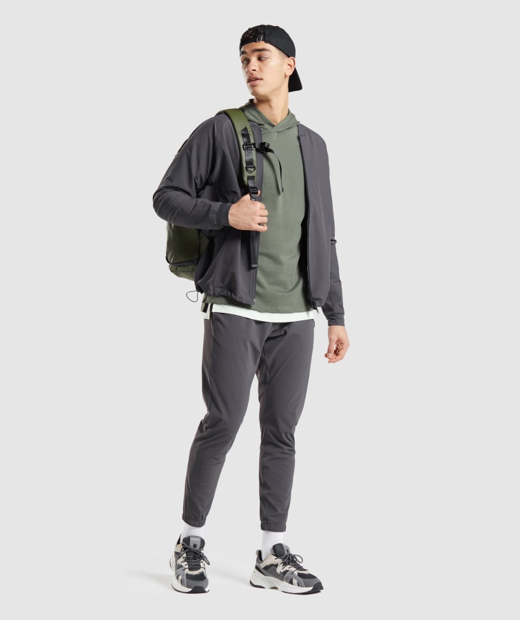 Gymshark Stüdyo Ceketi Oniks Grisi