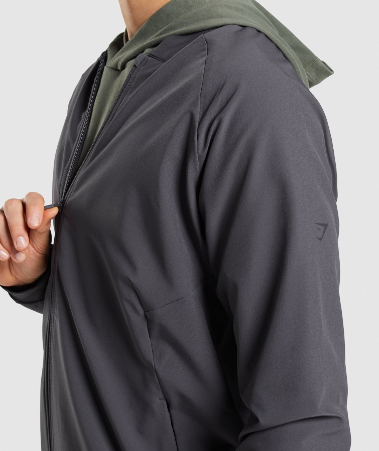 Gymshark Stüdyo Ceketi Oniks Grisi