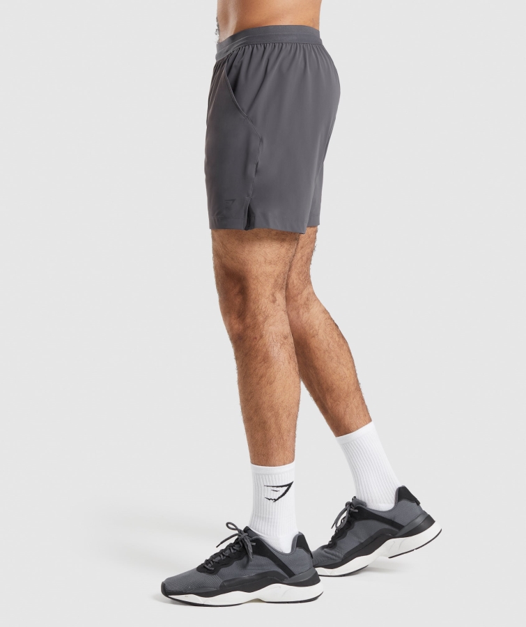 Gymshark Stüdyo şortu Oniks Grisi