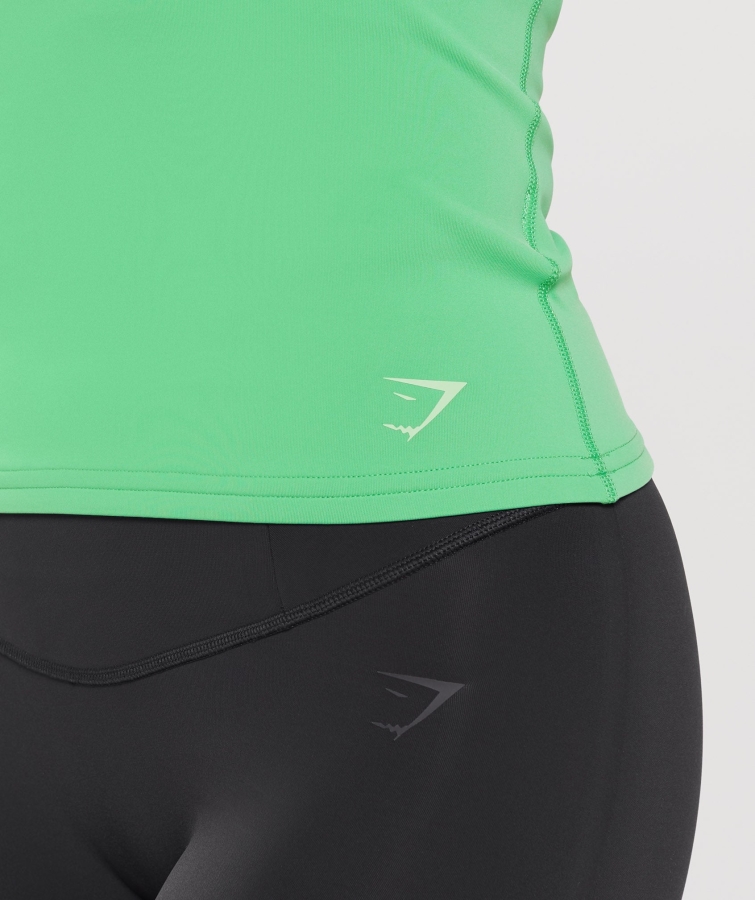 Gymshark Stüdyo Tank Elma Yeşili