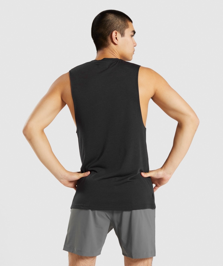 Gymshark Stüdyo Tankı Siyah