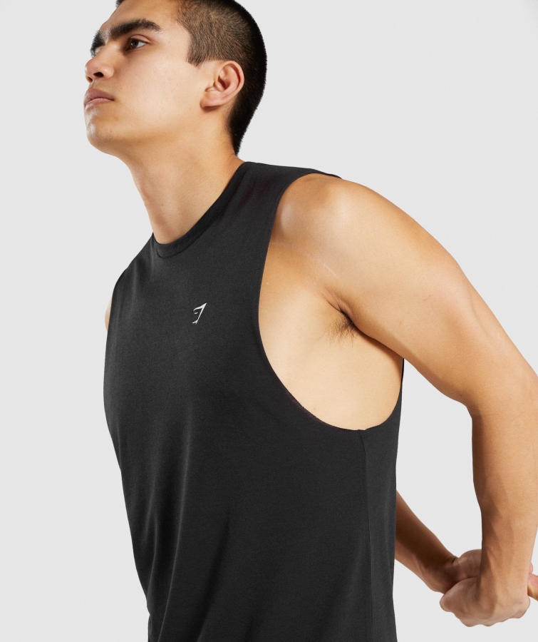 Gymshark Stüdyo Tankı Siyah