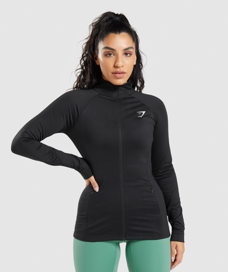 Gymshark Eğitim Ceketi Siyah