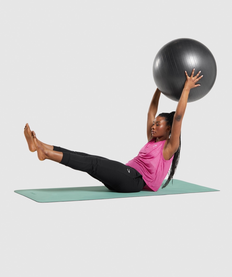 Gymshark Eğitim Büyük Boy Tank Ejderha Pembe