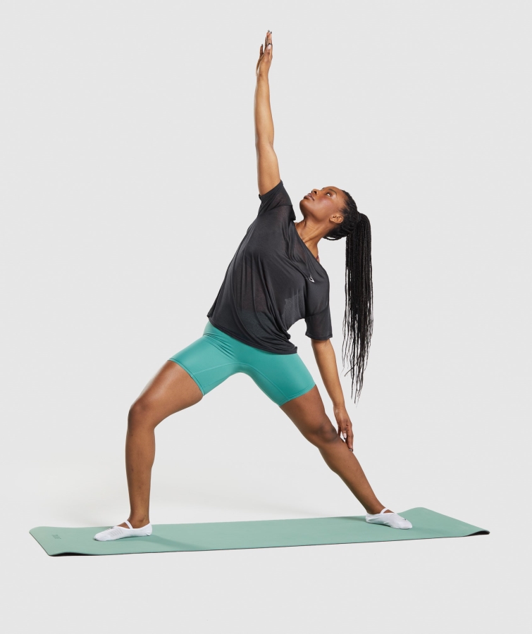 Gymshark Eğitim Büyük Boy Top Siyah