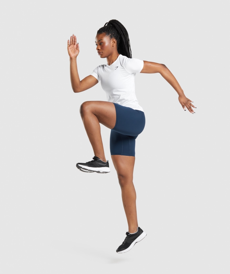 Gymshark Eğitim Tişörtü Beyaz