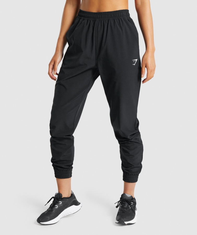 Gymshark Eğitim Dokuma Koşucular Siyah