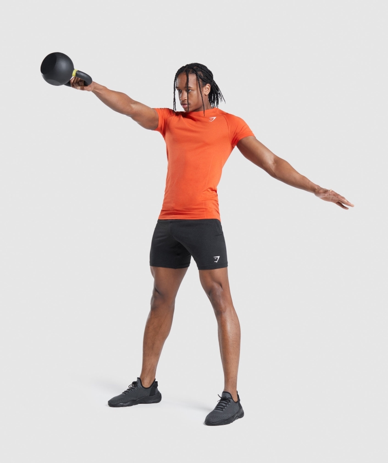 Gymshark Vital ışık şort Siyah Marn