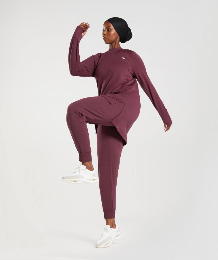 Gymshark Hayati Dikişsiz 2.0 Koşucular Pişmiş Kestane Rengi Marn