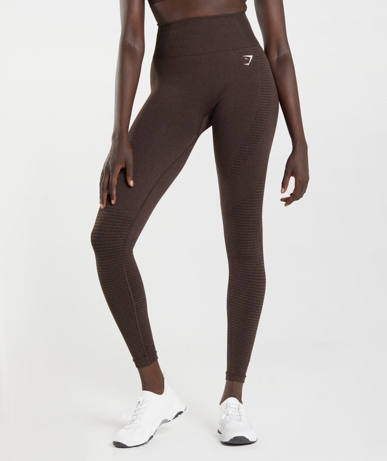 Gymshark Hayati Dikişsiz 2.0 Tozluk Kiraz Kahverengi Marn
