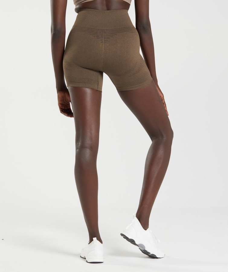 Gymshark Vital Dikişsiz 2.0 şort Espresso Marn