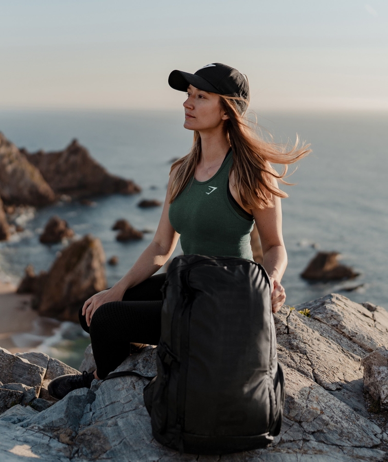 Gymshark Hayati Sorunsuz 2.0 Yelek Koyu Yeşil Marn