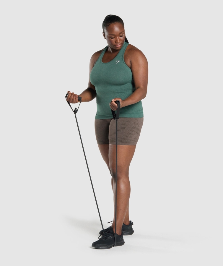 Gymshark Hayati Sorunsuz 2.0 Yelek Koyu Yeşil Marn