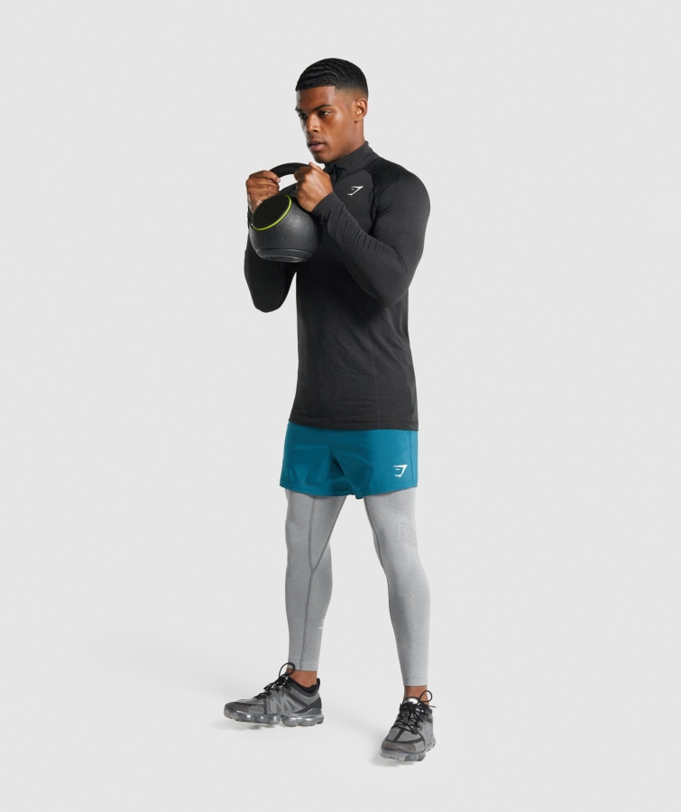 Gymshark Hayati Dikişsiz Tozluk Kömür Marn