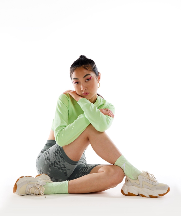 Gymshark Wtflex Cyborg Dikişsiz Bisiklet şortu Gri-siyah-açık Gri